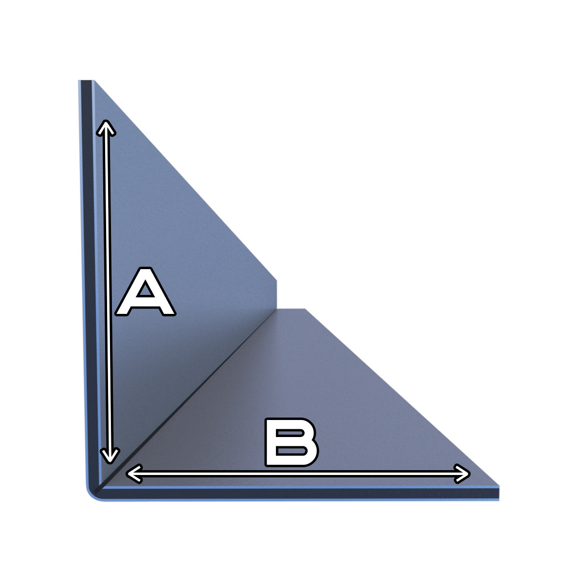 L-Profil aus 3mm Aluverbundplatte