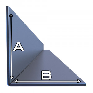 L-Profil aus 3mm Aluverbundplatte