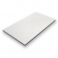 Muster Aluverbundplatte Sign-Serie Silber-Gebürstet 001