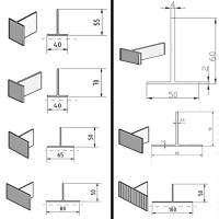 Aluminium T-Profil 65/50/2+2,5 mm 3m