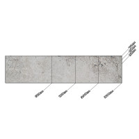 Aluwall Küchenrückwand Beton Grob - 0936 DINA4 Muster matt